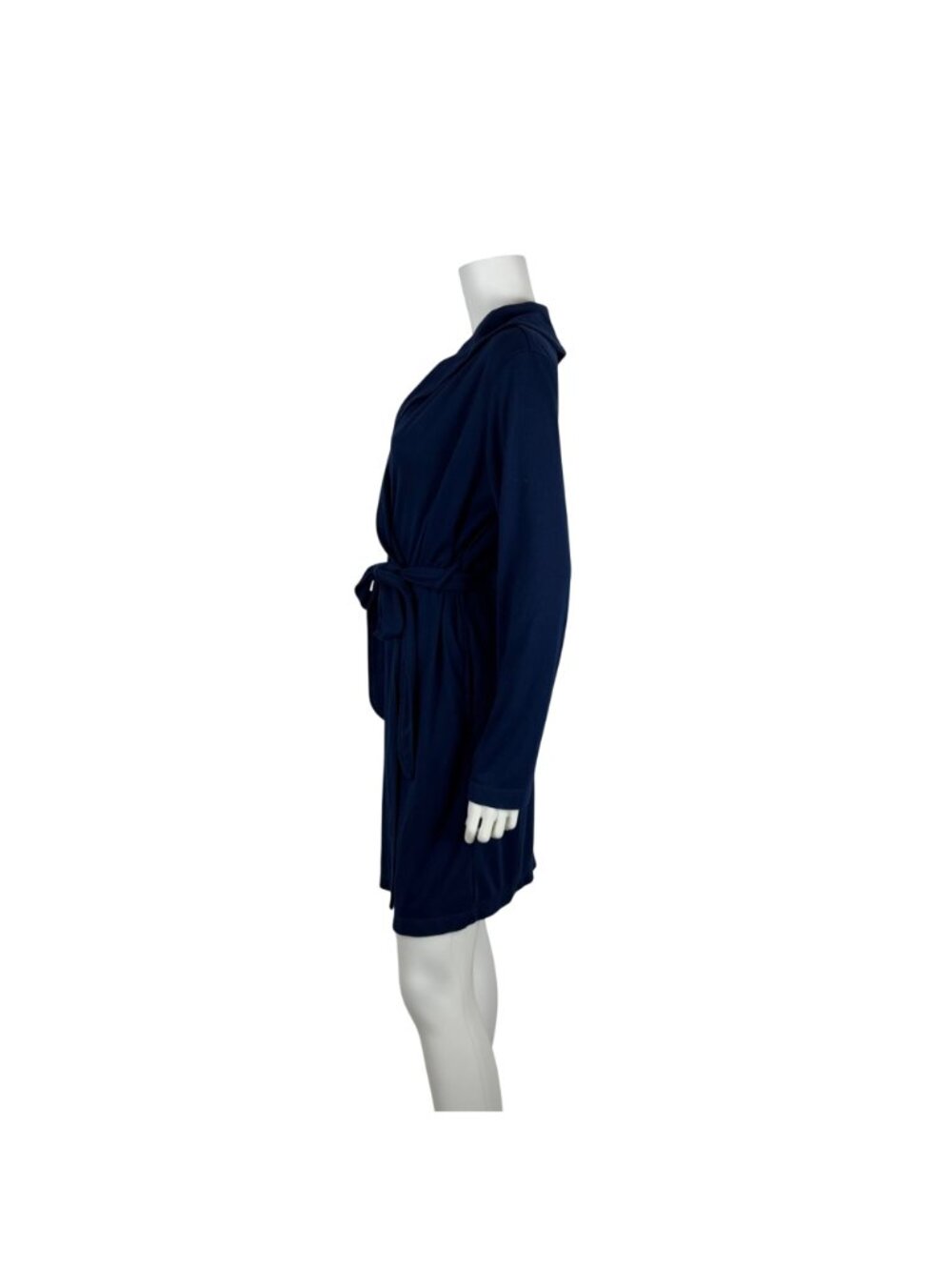 Gilligan & O'Malley Dark Blue Robe Womens XS/S Solid Above The Knee Lounge Sleep - Picture 8 of 10